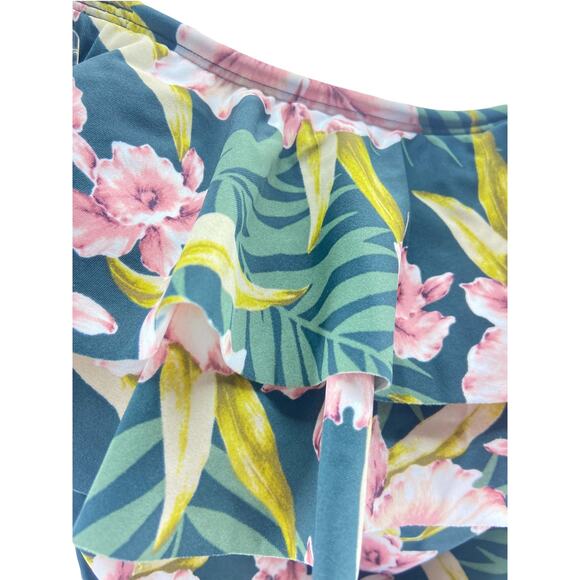 NWT Kona Sol Girls' Hawaiian Tropical One Piece Swimsuit Youth Size Medium 8-10 - Picture 3 of 11